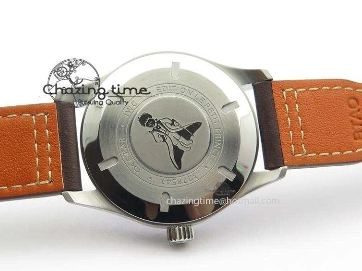 MIROTIME 0223 Mark XVIII Le Petit Prince IW327004 SS Mk Maker Best Edition Blue Dial On Brown Leather Strap A TimelessDesign 7296